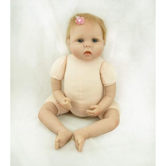 🆕 22-Inch Soft Vinyl Body Realistic Reborn Baby Boy Doll - Picture 9 of 10